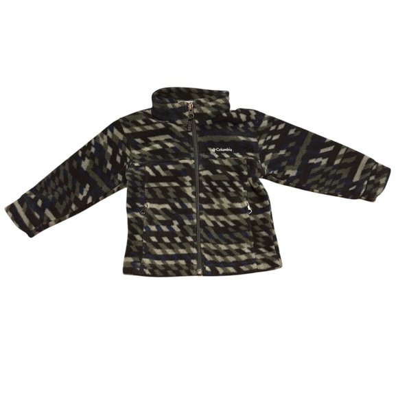 Columbia Toddler Boys' Zing Iii Fleece Jacket in Shark - Picture 1 of 6